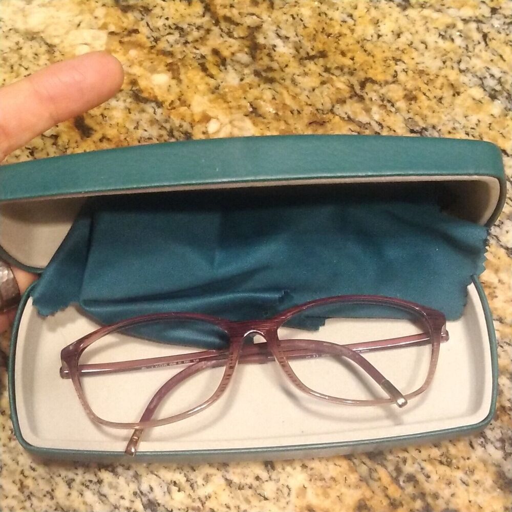 Silhouette Eyeglasses SPX 1563 10 6053 Striped Blush Frame Austria 53[]14 130